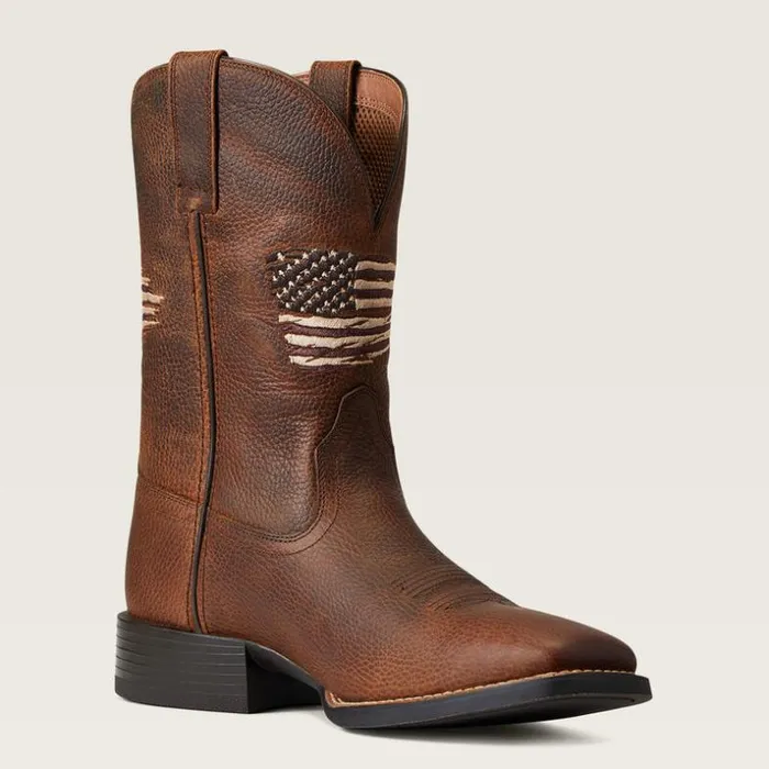 Western Boots Men Ariat Sport All Country Western Boot Cliff Brown Western Boots Men Ariat Sport All Country Western Boot Cliff Brown