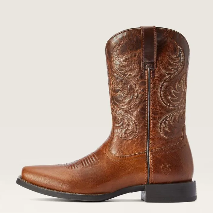 Western Boots Men Ariat Sport Boss Man Western Boot Rich Cognac Western Boots Men Ariat Sport Boss Man Western Boot Rich Cognac
