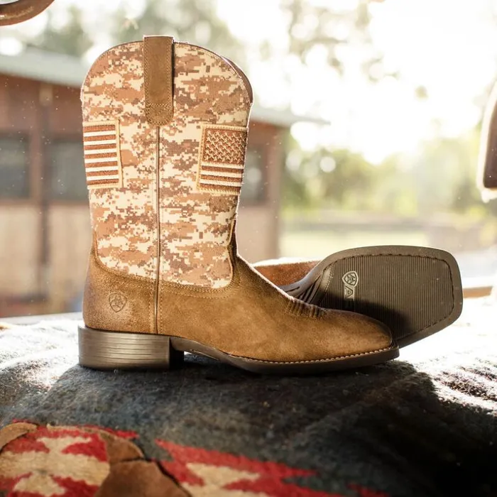 Western Boots Men Ariat Sport Patriot Western Boot Antique Mocha Suede Western Boots Men Ariat Sport Patriot Western Boot Antique Mocha Suede