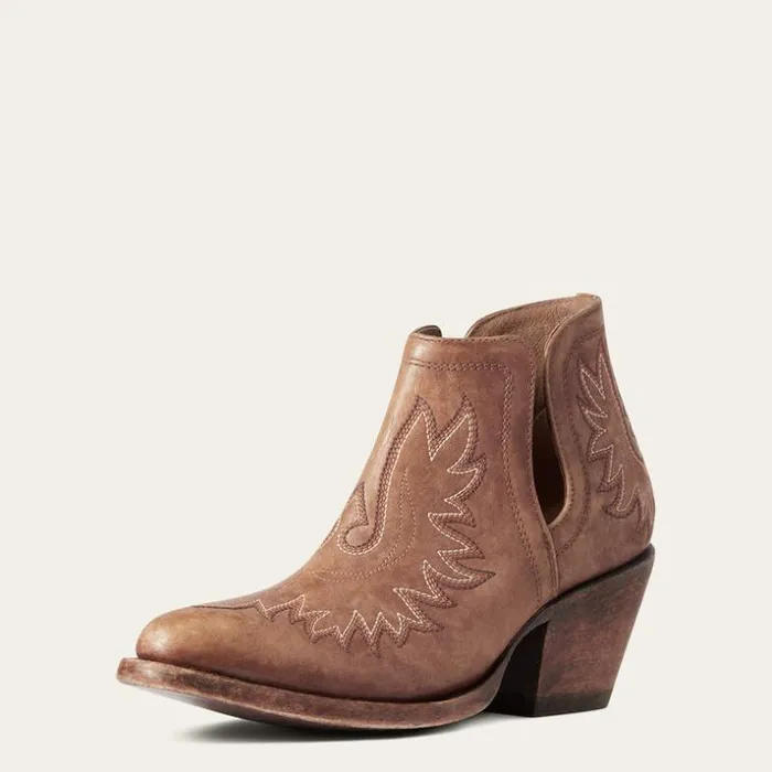 Western Boots Women Ariat Dixon R Toe Western Boot Naturally Distressed Brown Western Boots Women Ariat Dixon R Toe Western Boot Naturally Distressed Brown
