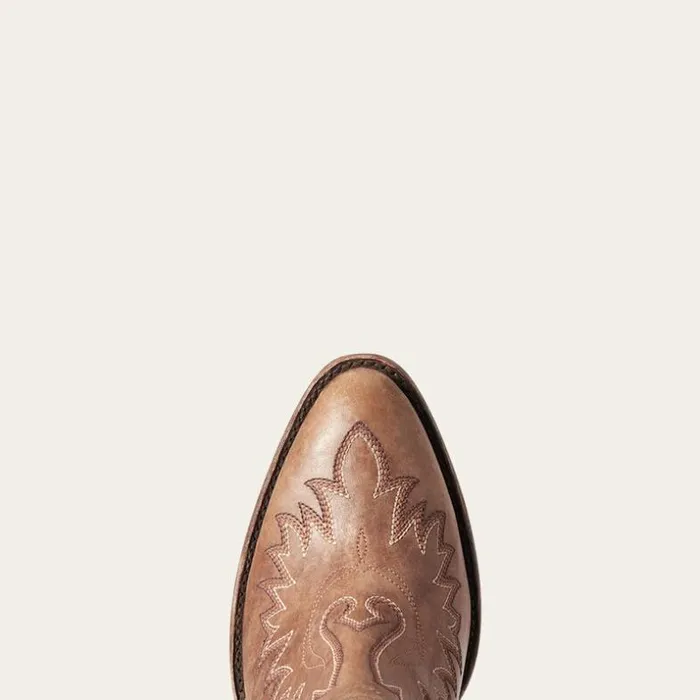 Western Boots Women Ariat Dixon R Toe Western Boot Naturally Distressed Brown
