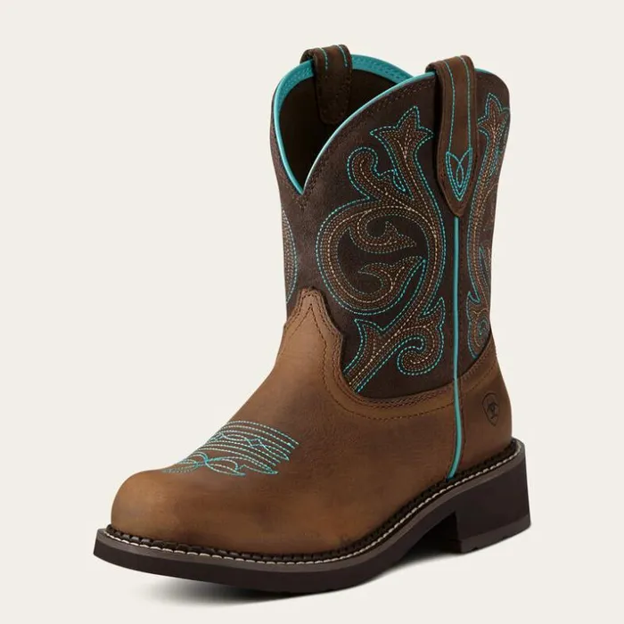 Western Boots Women Ariat Fatbaby Heritage Western Boot Distressed Brownfudge Western Boots Women Ariat Fatbaby Heritage Western Boot Distressed Brownfudge