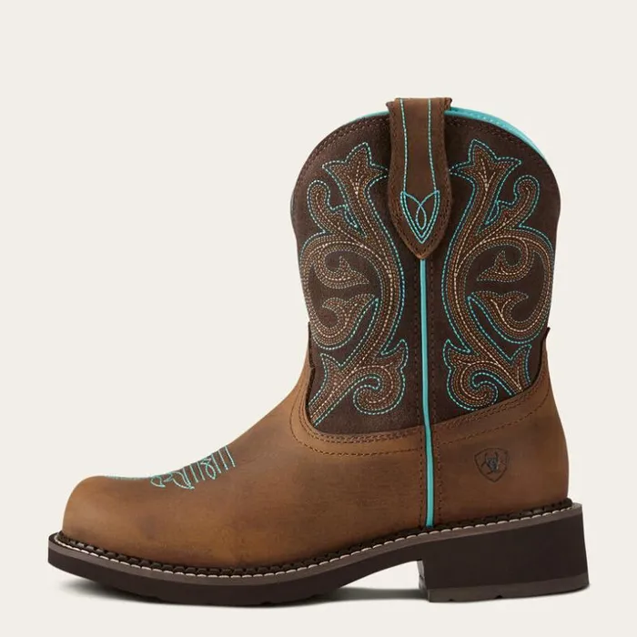 Western Boots Women Ariat Fatbaby Heritage Western Boot Distressed Brownfudge Western Boots Women Ariat Fatbaby Heritage Western Boot Distressed Brownfudge
