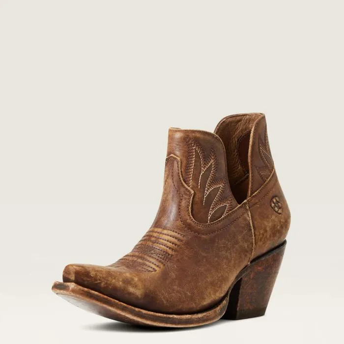 Western Boots Women Ariat Hazel Western Boot Naturally Distressed Brown