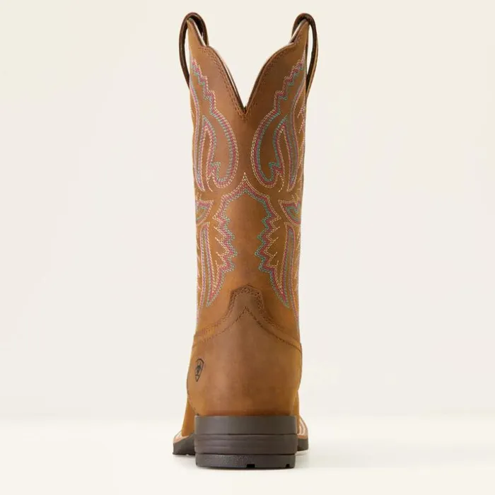 Western Boots Women Ariat Hybrid Ranchwork Western Boot Distressed Tan Western Boots Women Ariat Hybrid Ranchwork Western Boot Distressed Tan