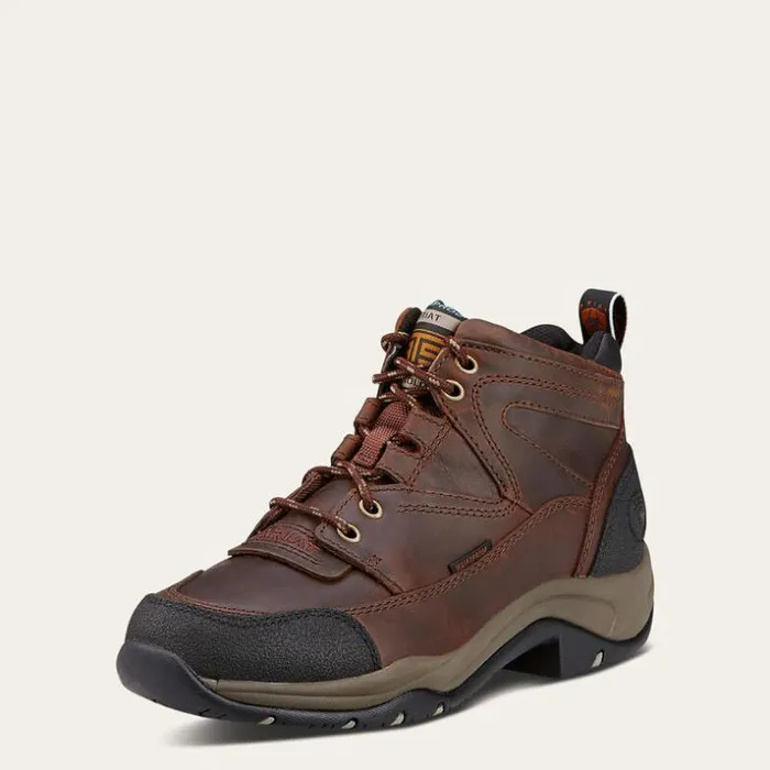 Western Boots Women Ariat Terrain Waterproof Boot Copper