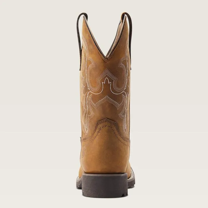Western Boots Women Ariat Unbridled Rancher Waterproof Western Boot Oily Distressed Tan