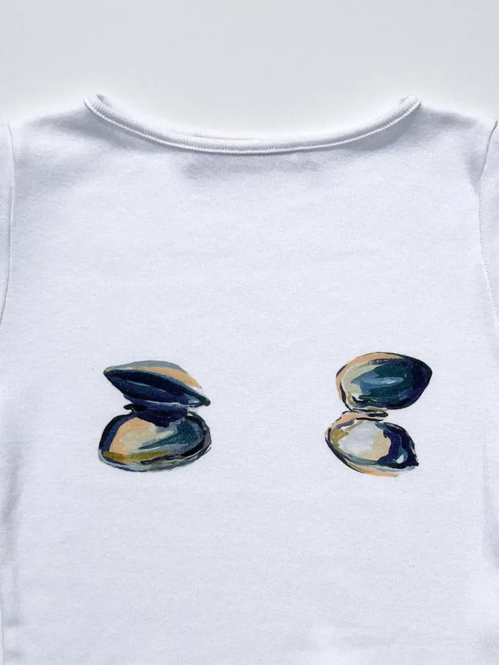 Women Alex Tee Clams Lisa Says Gah Knit Tops