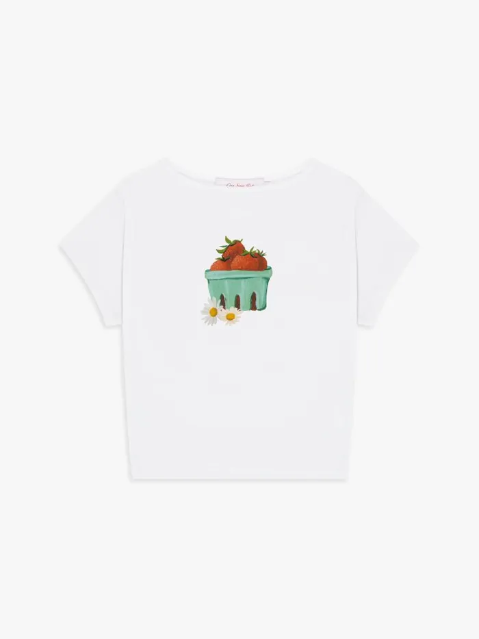 Women Alex Tee Picnic Strawberries Lisa Says Gah Graphic Tees