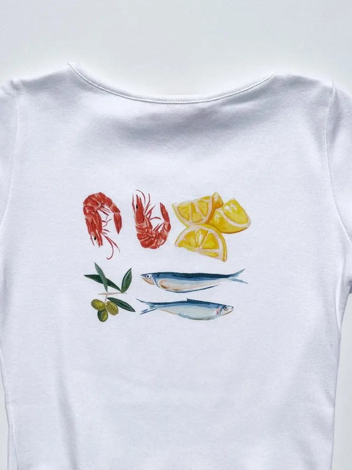 Women Alex Tee Tapasscene Lisa Says Gah Graphic Tees