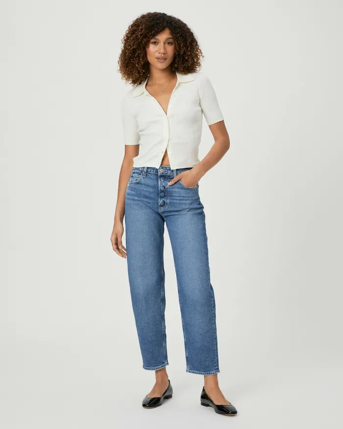 Women Alexis Barrel Leg Jean 8211 Le Club Barrel Leg PAIGE