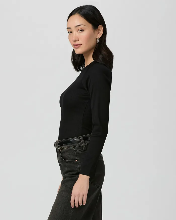 Women Amren Tee 8211 Black Tees and Tanks PAIGE Women Amren Tee 8211 Black Tees and Tanks PAIGE