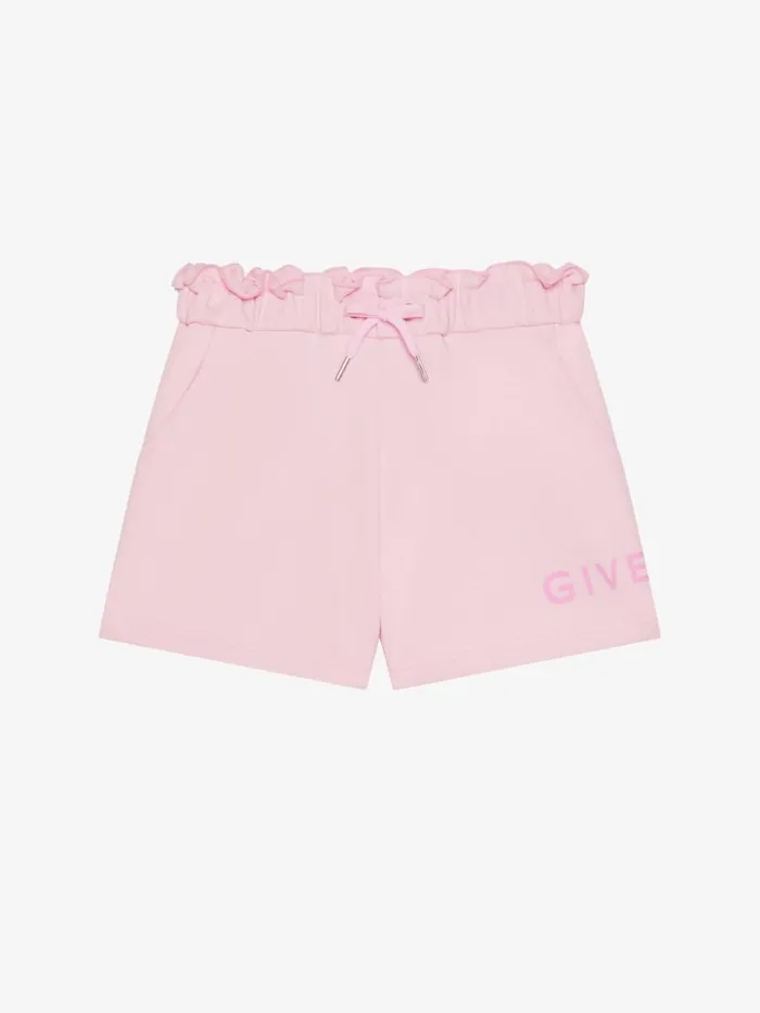 Women Baby 1 Month To 3 Years Givenchy GIVENCHY Archetype Bermuda Shorts In Fleece Light Pink Women Baby 1 Month To 3 Years Givenchy GIVENCHY Archetype Bermuda Shorts In Fleece Light Pink