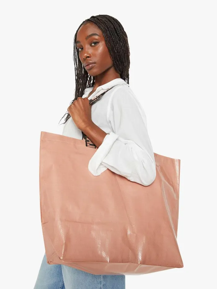 Women Bags Mother Denim The Shopping Bag Duo Rose Pink Women Bags Mother Denim The Shopping Bag Duo Rose Pink