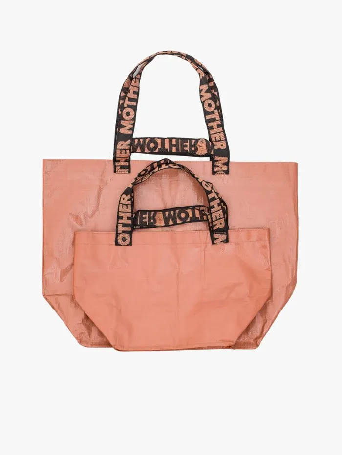 Women Bags Mother Denim The Shopping Bag Duo Rose Pink Women Bags Mother Denim The Shopping Bag Duo Rose Pink