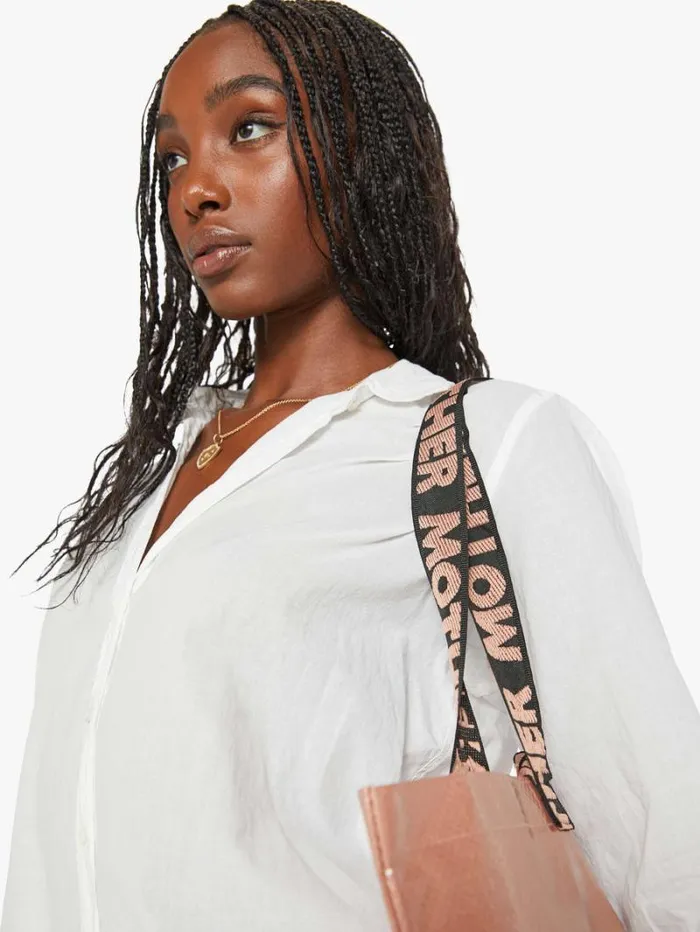 Women Bags Mother Denim The Shopping Bag Duo Rose Pink Women Bags Mother Denim The Shopping Bag Duo Rose Pink