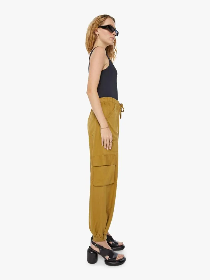 Women Barrel Mother Denim The Curbside Cargo Quickie Cinch Bronze Mist Women Barrel Mother Denim The Curbside Cargo Quickie Cinch Bronze Mist