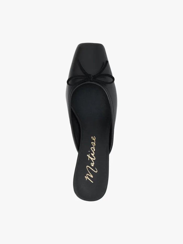 Women Basilio Ballet Mule Black Lisa Says Gah Slides