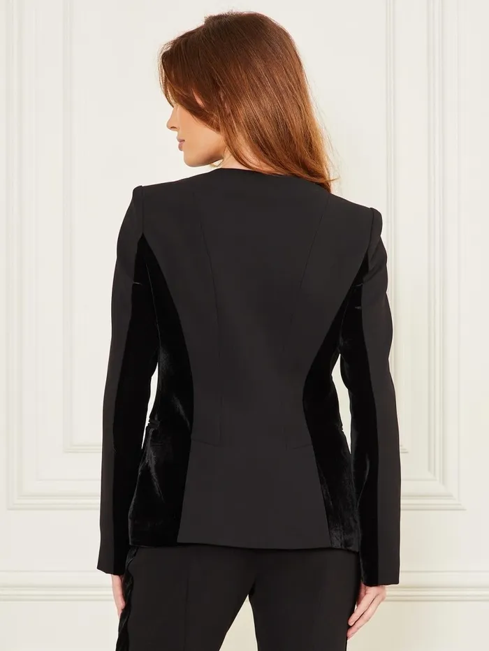 Women Becka Blazer Black Jackets and Coats GUESS Women Becka Blazer Black Jackets and Coats GUESS