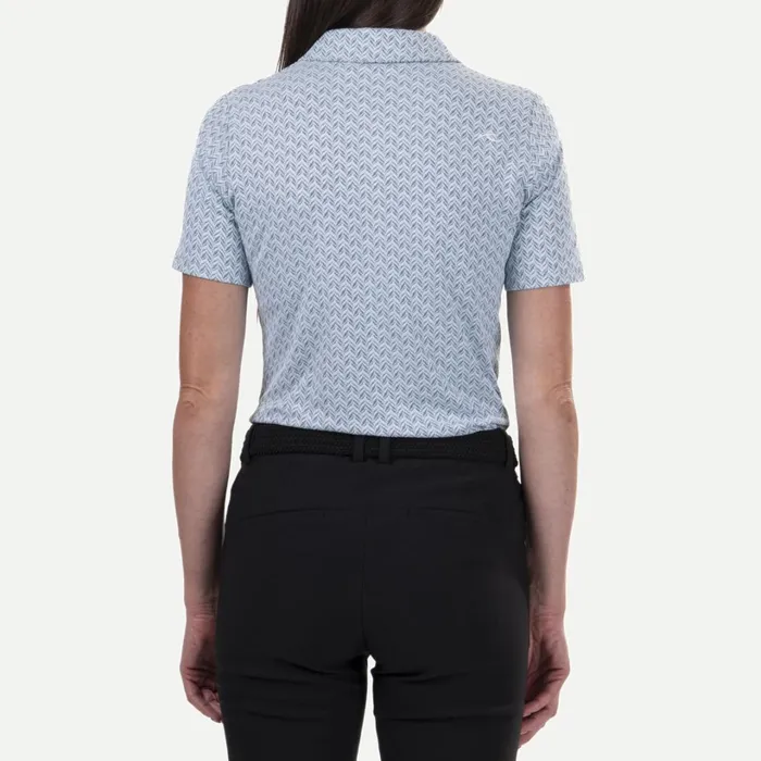 Women Bella Structure Polo SS Icy Blueatlanta Blue KJUS Polos