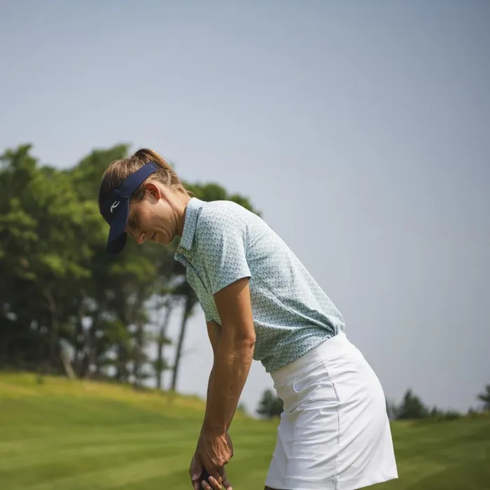 Women Bella Structure Polo SS Icy Blueatlanta Blue KJUS Polos