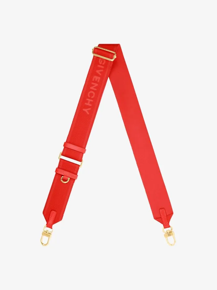 Women Belts Givenchy GIVENCHY Strap In Webbing Red