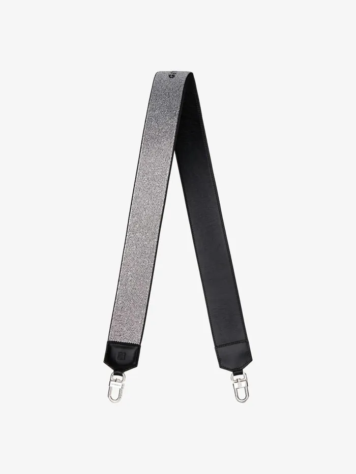 Women Belts Givenchy Strap In Leather With Strass Black
