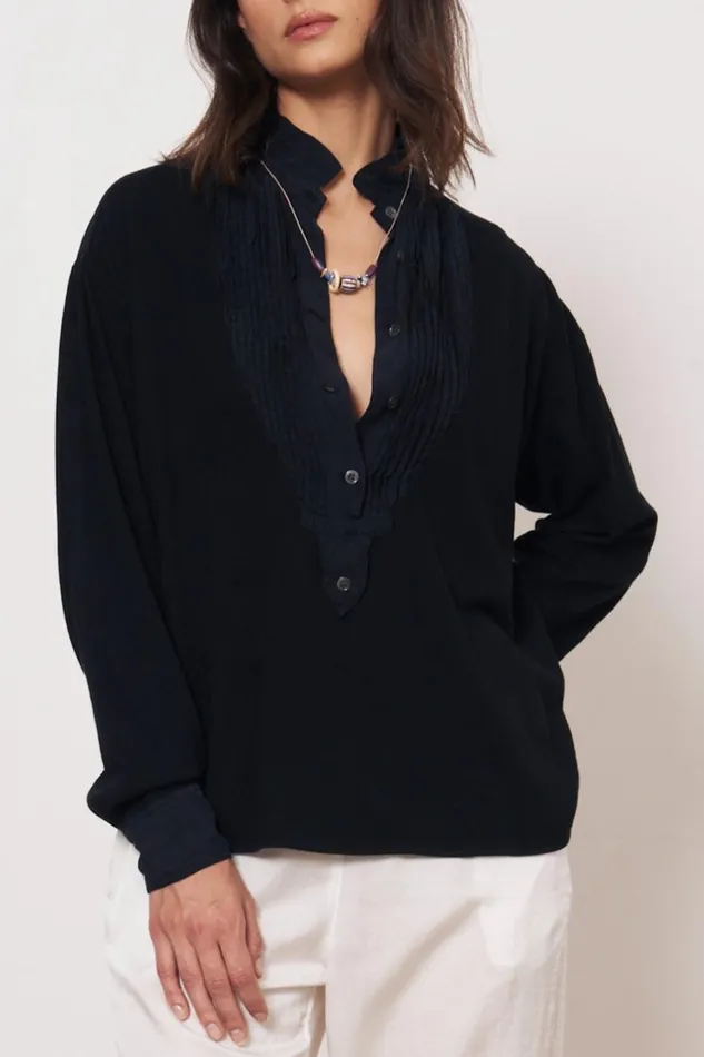 Women Black Igbo Top Raquel Allegra Tops