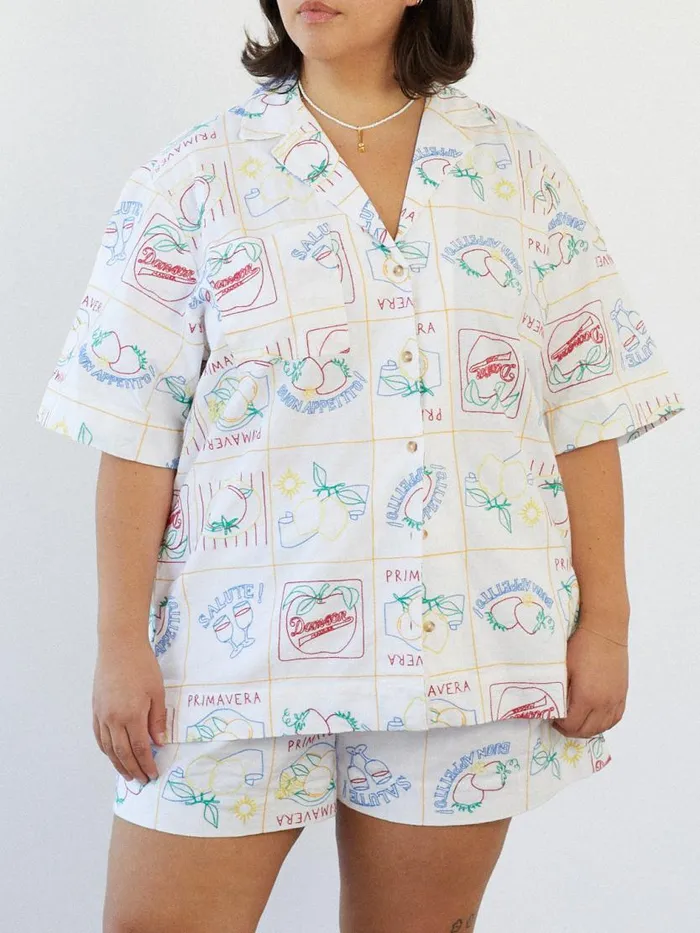 Women Bon Appetito Shirt Ecru Lisa Says Gah Tops