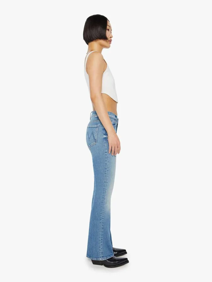 Women Bootcut Mother Denim Petites The Lil039 Outsider Sneak Wash Flag Me Down