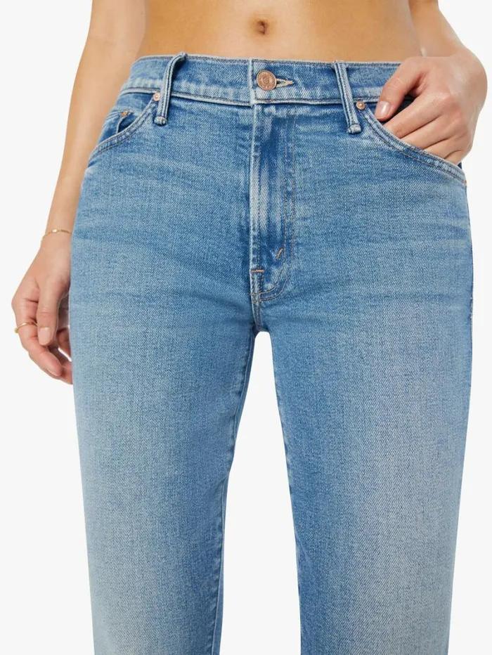 Women Bootcut Mother Denim Petites The Lil039 Outsider Sneak Wash Flag Me Down