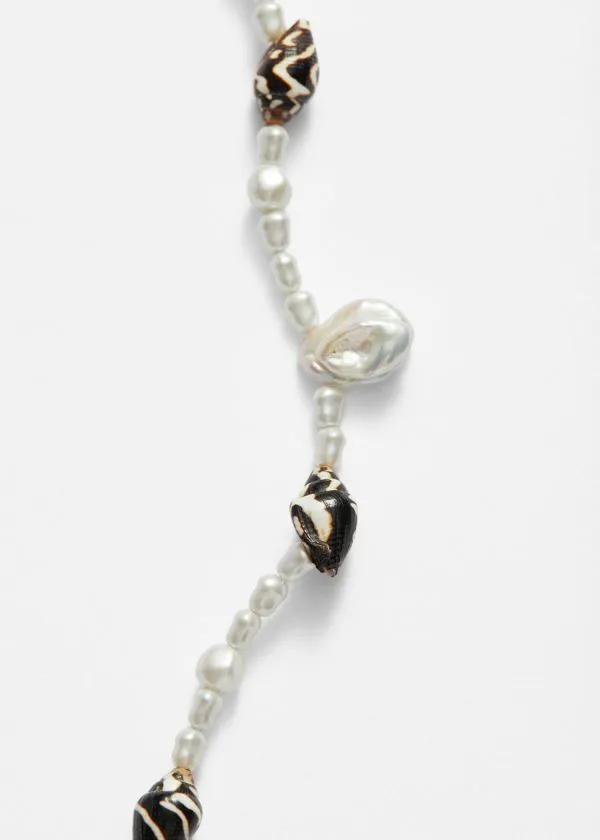 Women Bracelets and Other Stories Seashell Pearl Bracelet Ivory