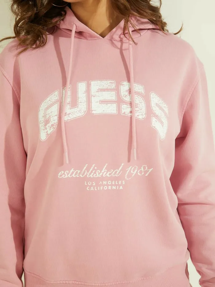 Women Bryony Hoodie Pink Story Activewear GUESS