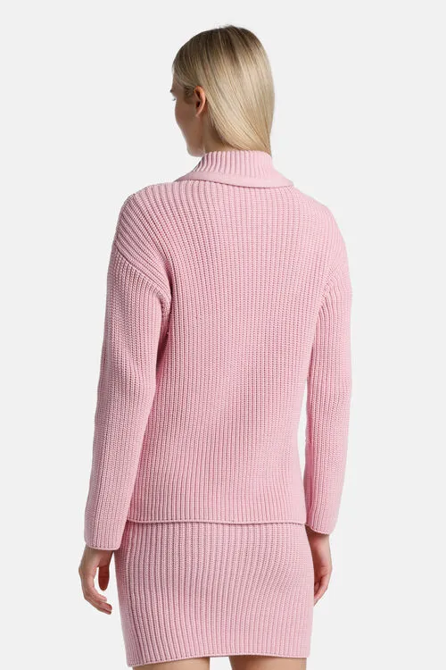 Women Cardigan Luisa Spagnoli Consono Consono Pink Women Cardigan Luisa Spagnoli Consono Consono Pink