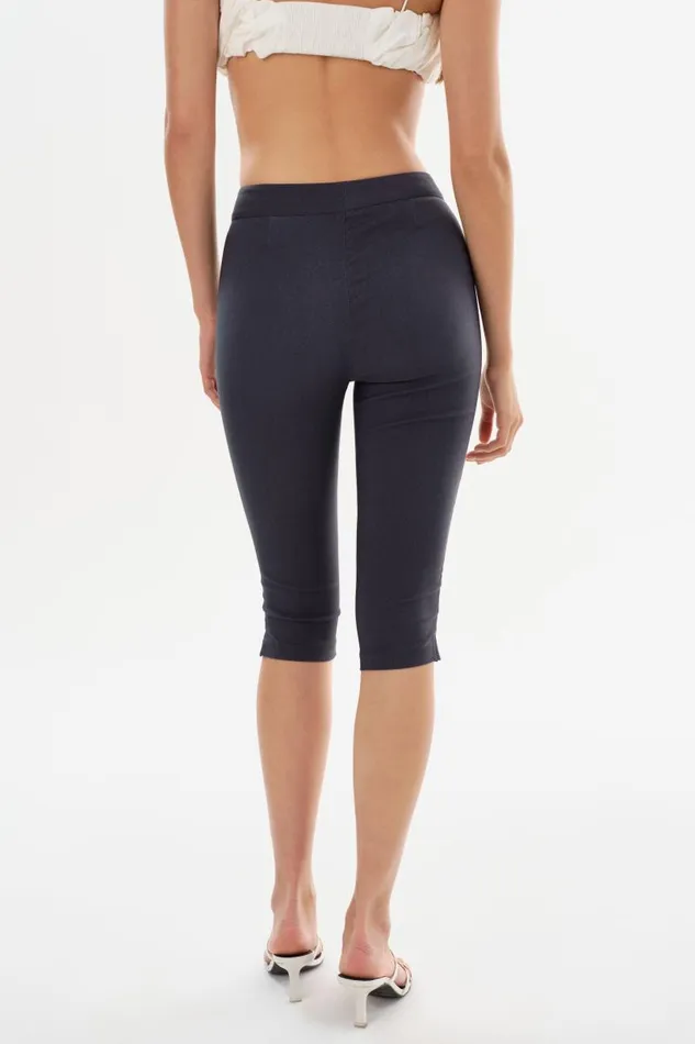 Women CELINE Stretch Twill Capri Heather Navy LAMARQUE Pants and Shorts Women CELINE Stretch Twill Capri Heather Navy LAMARQUE Pants and Shorts