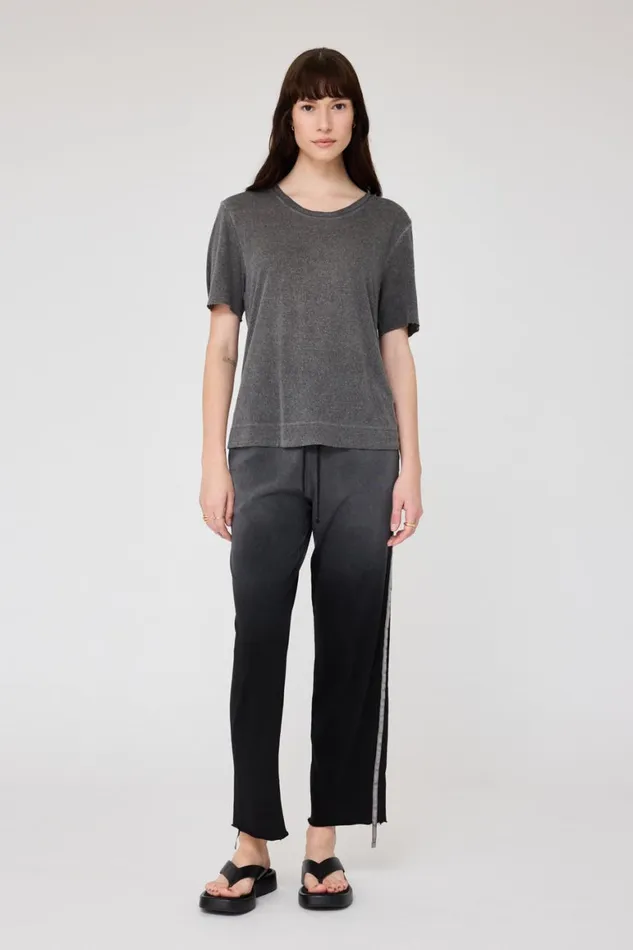 Women Charcoal Boxy Tee Raquel Allegra TShirts