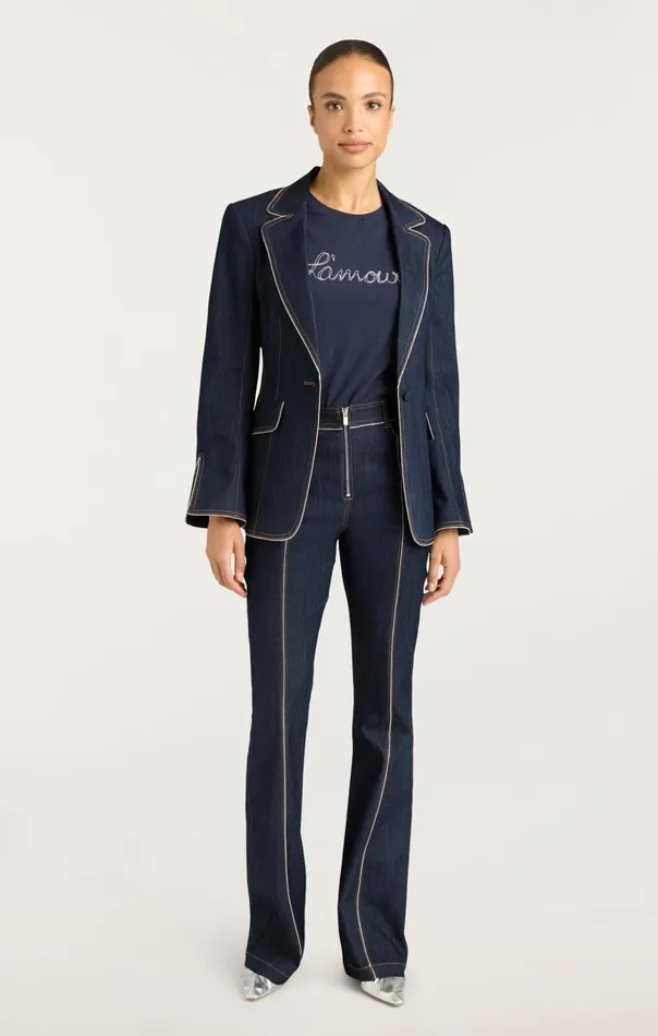 Women Cinq Sept Blazers Danicka Blazer Indigo