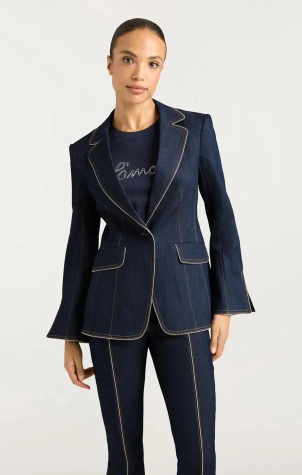 Women Cinq Sept Blazers Danicka Blazer Indigo
