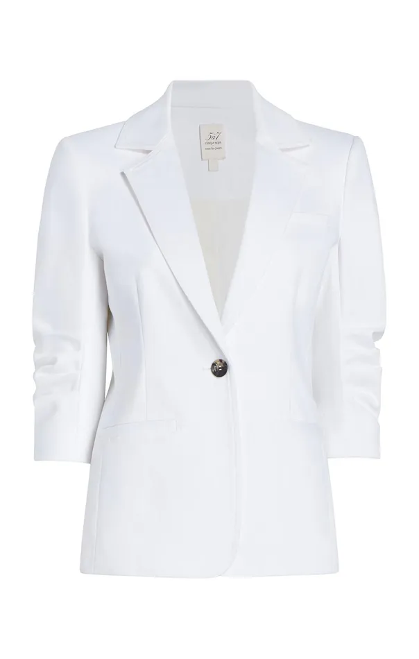 Women Cinq Sept Blazers Denim Khloe Blazer White