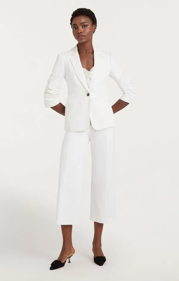 Women Cinq Sept Blazers Denim Khloe Blazer White