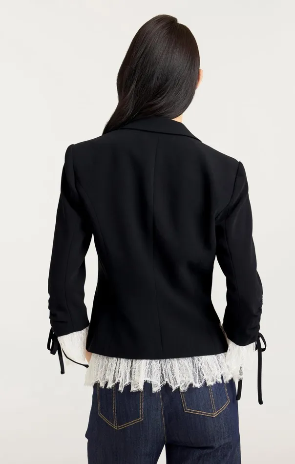 Women Cinq Sept Blazers Le Petit Roxie Blazer Blackivory