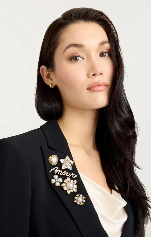 Women Cinq Sept Blazers Le Petit Roxie Blazer Blackivory