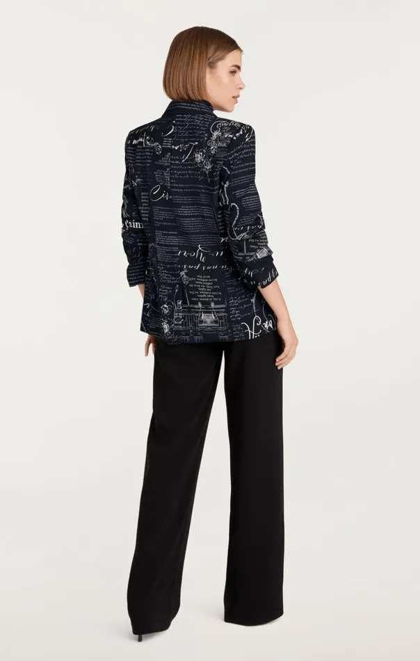 Women Cinq Sept Blazers Love Stories Kylie Blazer Blackwhite
