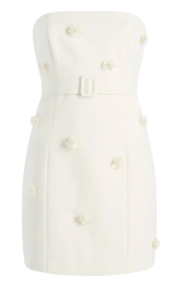 Women Cinq Sept Cocktail and Evening Blair Dress Ivory