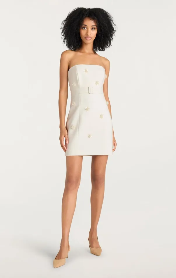 Women Cinq Sept Cocktail and Evening Blair Dress Ivory