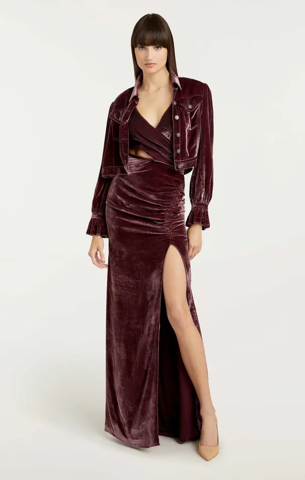 Women Cinq Sept Cocktail and Evening Genevive Gown Calla Lily