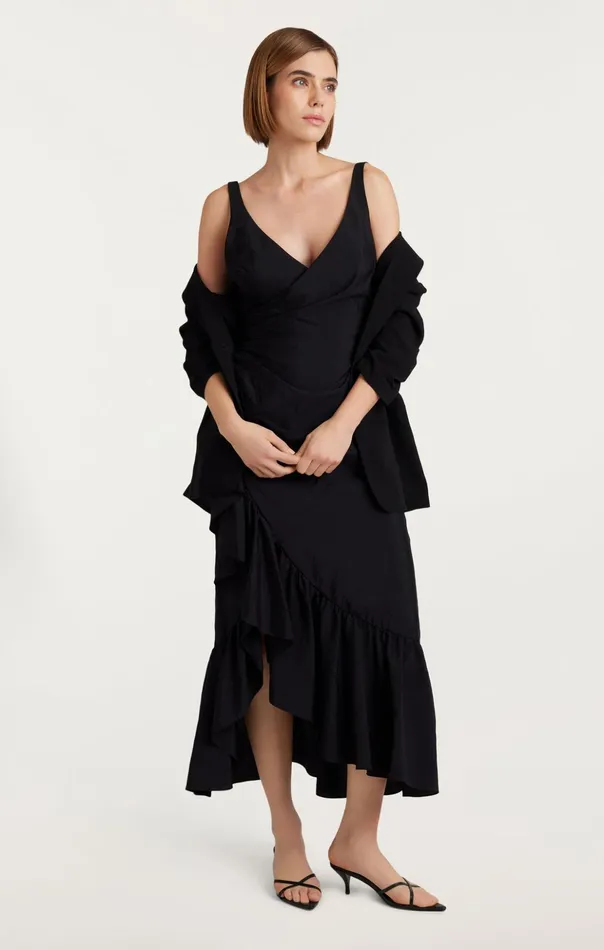 Women Cinq Sept Cocktail and Evening Mimi Dress Black
