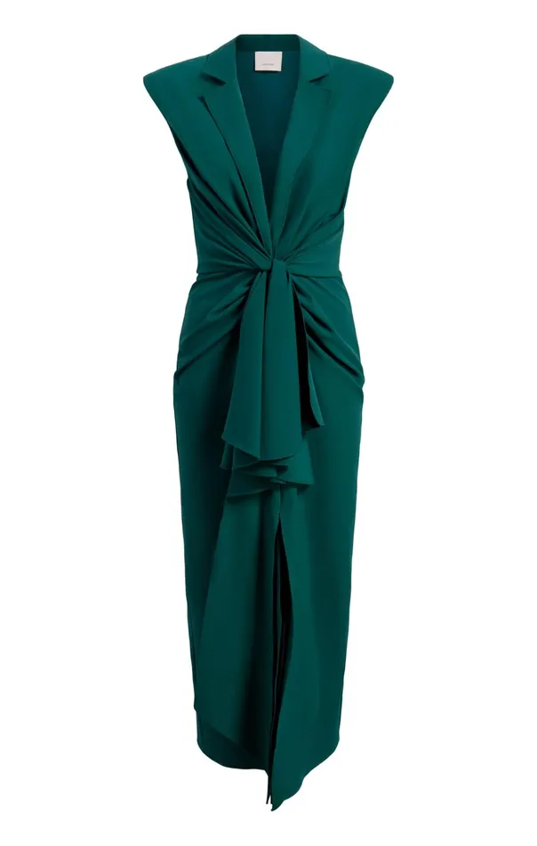 Women Cinq Sept Cocktail and Evening Padma Dress Green Onyx