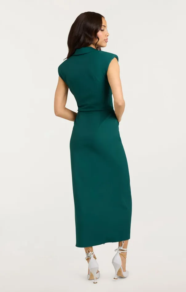 Women Cinq Sept Cocktail and Evening Padma Dress Green Onyx