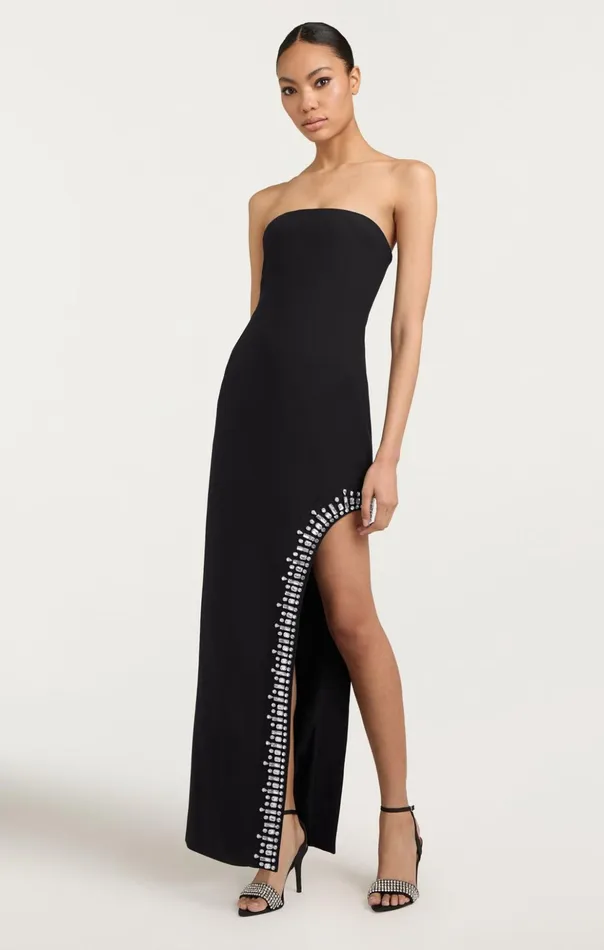Women Cinq Sept Cocktail and Evening Sammy Gown Black